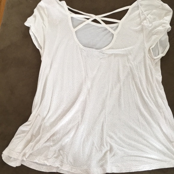 Jlo white and gold sparkle t - Picture 2 of 4